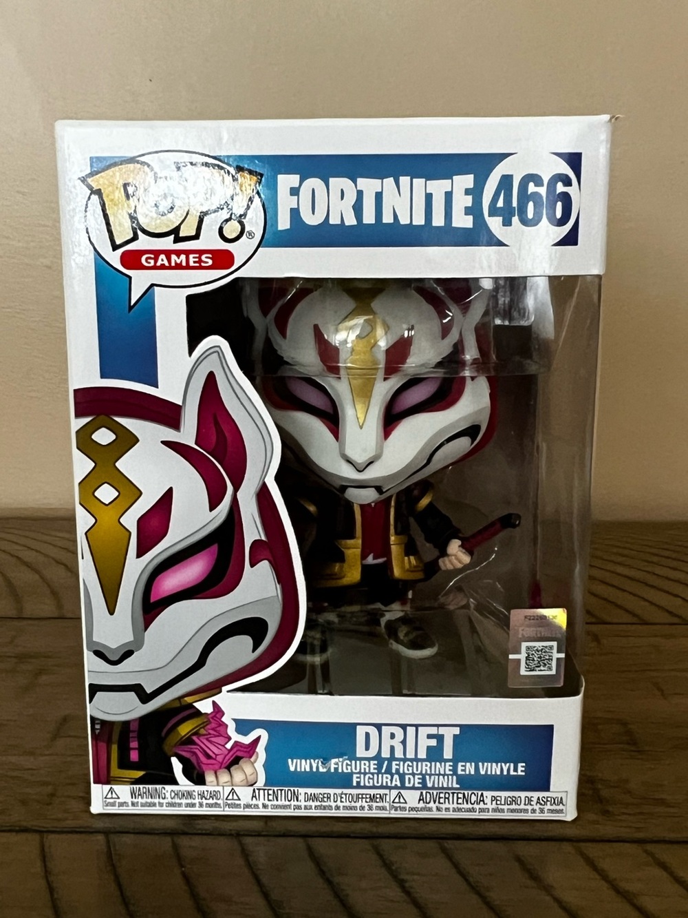 Funko Pop! Games Fortnite Drift #466 Vinyl Figure. Box Damage